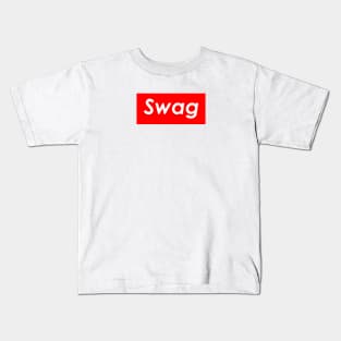 Swag (Red) Kids T-Shirt